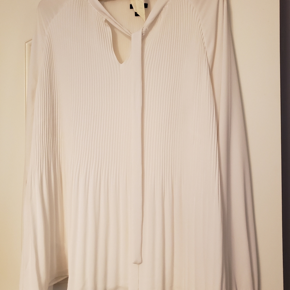 White Flare Blouse